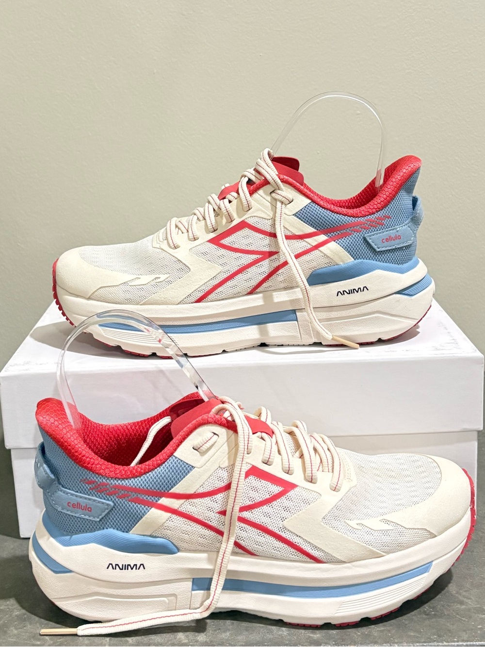 Diadora Women's Cellula-Whisper White/Cayenne Size - Picture 5 of 10